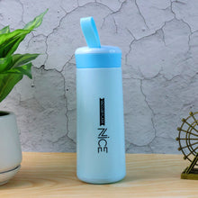 Plastic Water bottle 400ml leak proof, water bottle with daily water intake for gym and children, Nice Bottle (1 pc / Mix Color)
