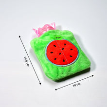 Watermelon Small Hot Water Bag with Cover – Pain Relief Warmer
