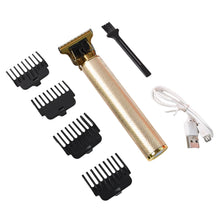Men's Hair Trimmer & Beard Clipper with 4 Adjustable Blades & Cleaning Brush, Hair accessories