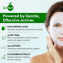 In’lief Hyaluronic Acid 0.1% & Aloe Vera 0.5% Hydrating Facial mask (1 Pc)